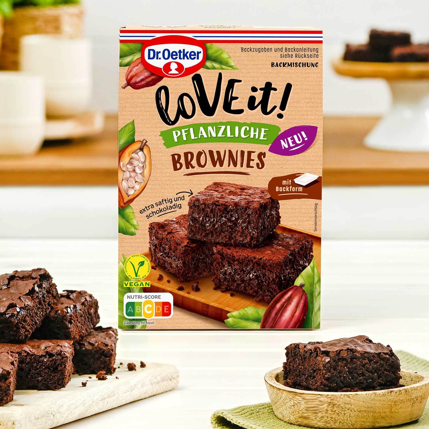 LoVE it! Pflanzliche Brownies LoVE it! Pflanzliche Brownies