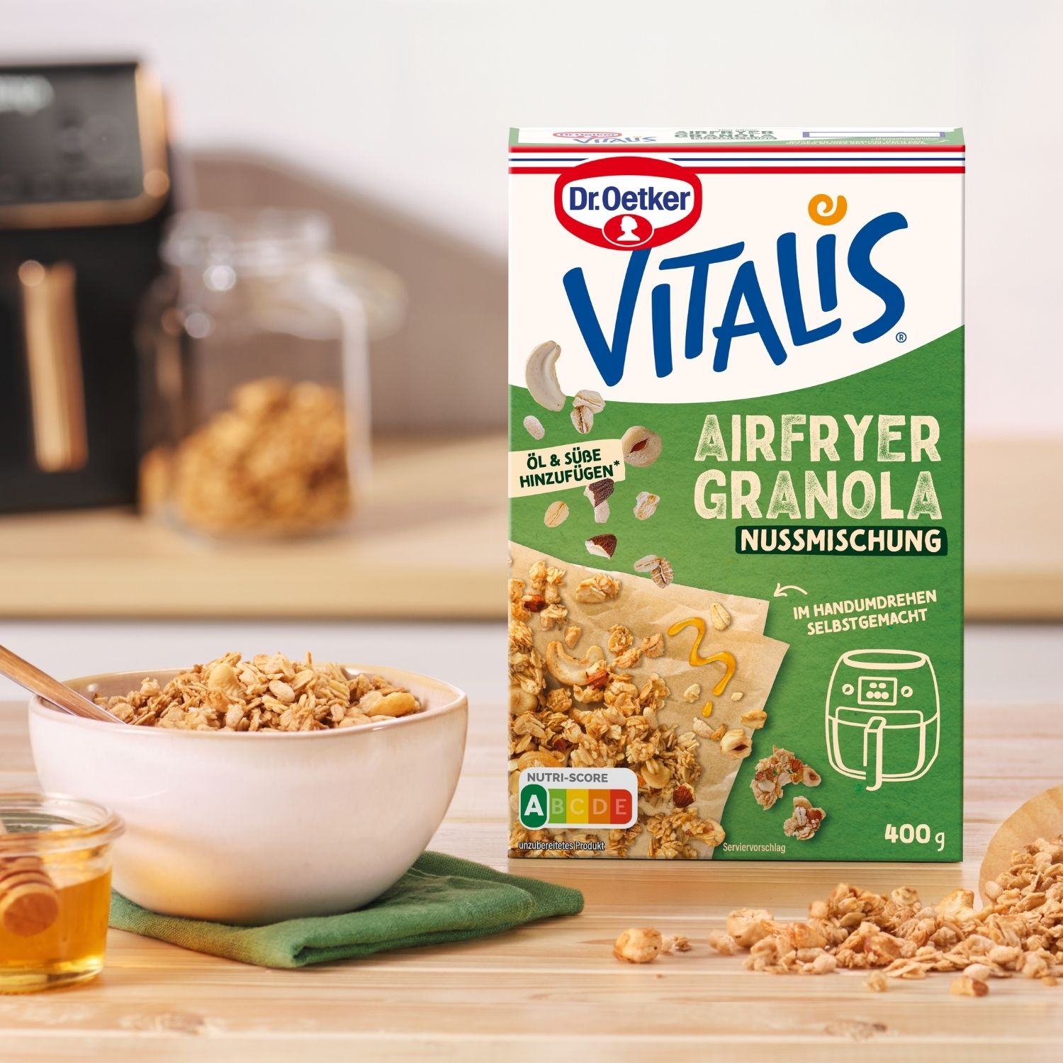 Airfryer Granola Nussmischung 400g