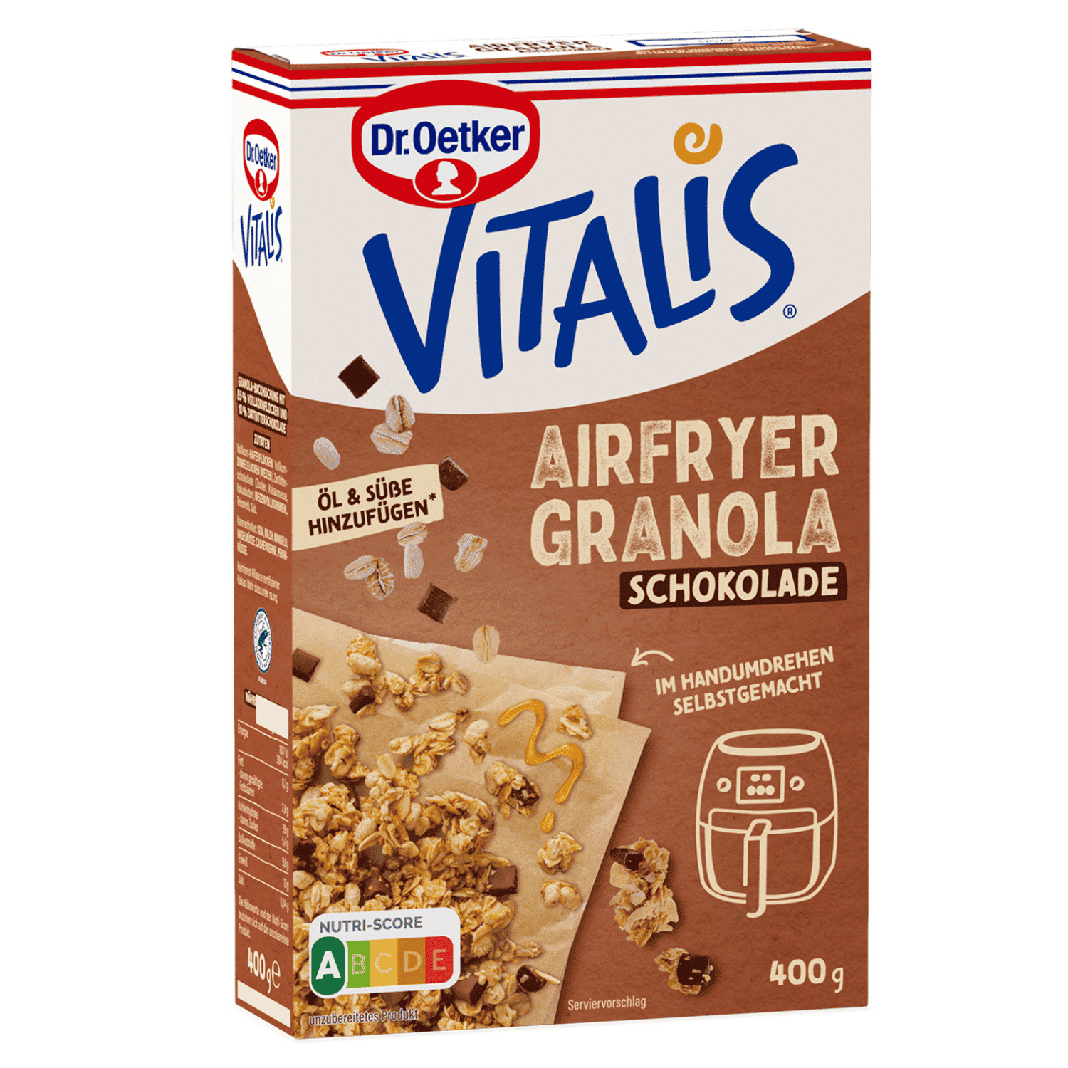 Airfryer Granola Schoko 400g