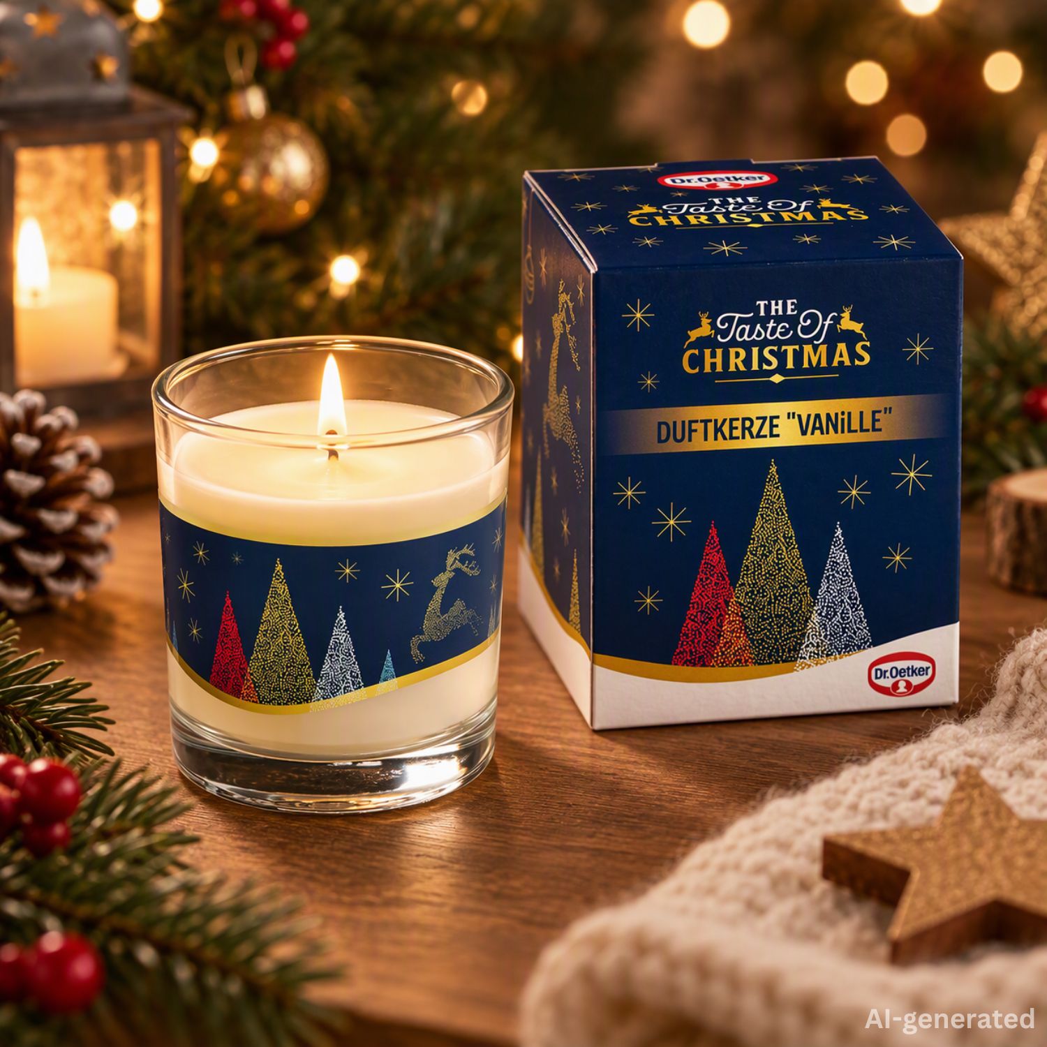Duftkerze Vanille "Taste of Christmas"
