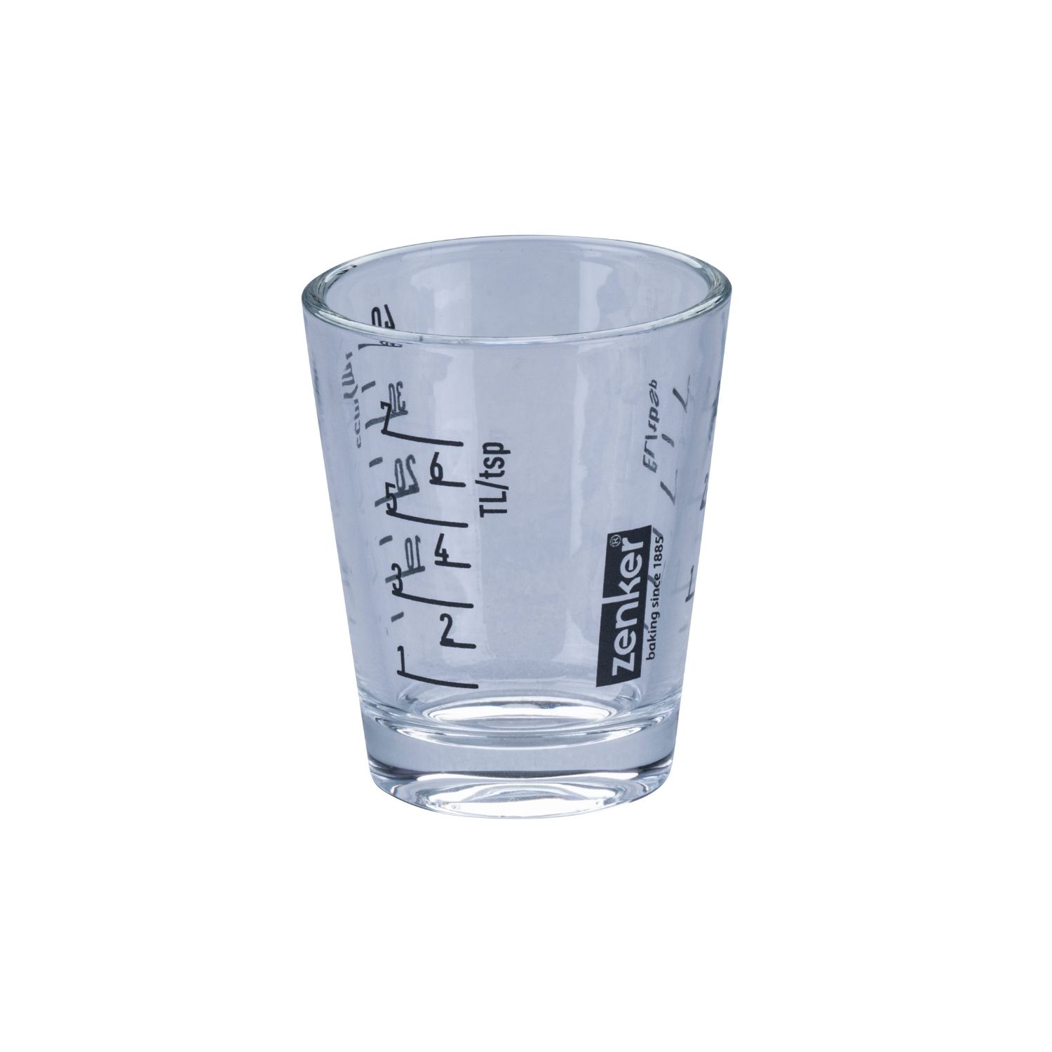 Mini-Glasmessbecher mit Skala in milliliter bis zu 40ml Volumen