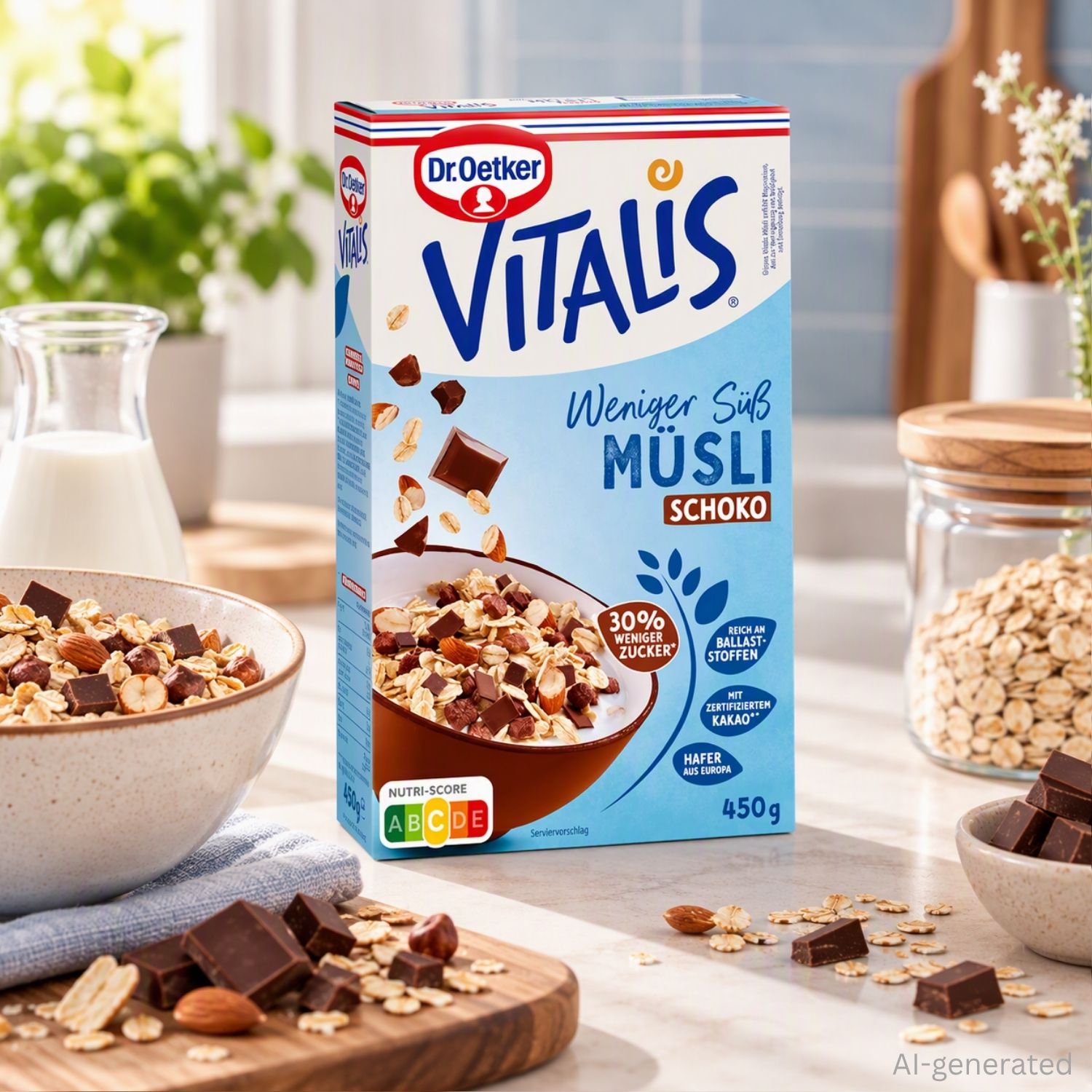 Vitalis Weniger Süß Schoko Müsli