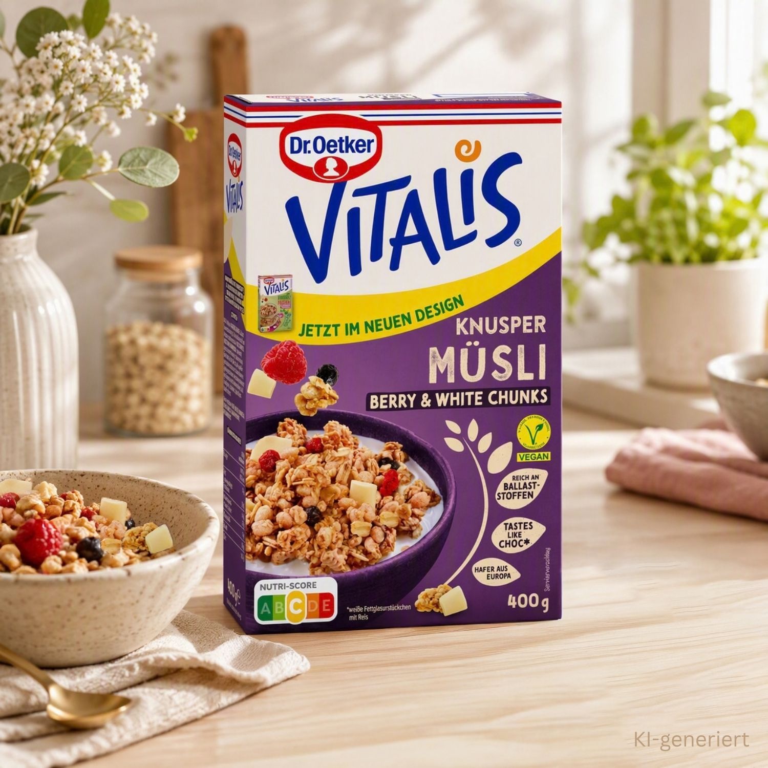 Vitalis Vegan Knusper Berry White Chunks