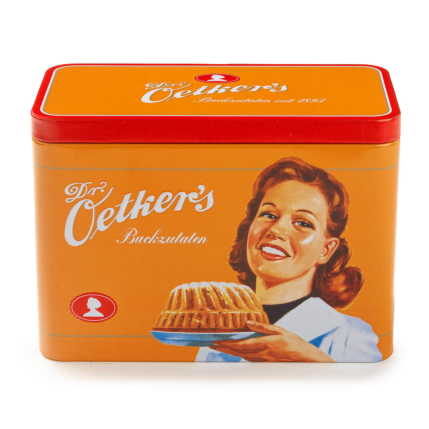 Vintage-Dose inkl. Backzutaten