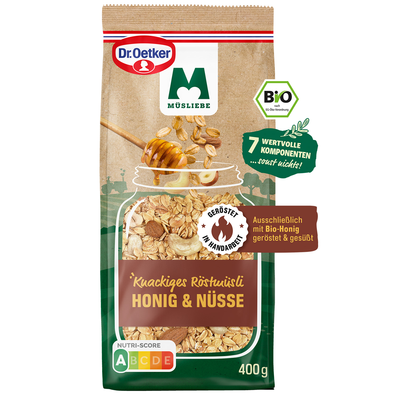 MÜSLIEBE Honig & Nüsse Bio