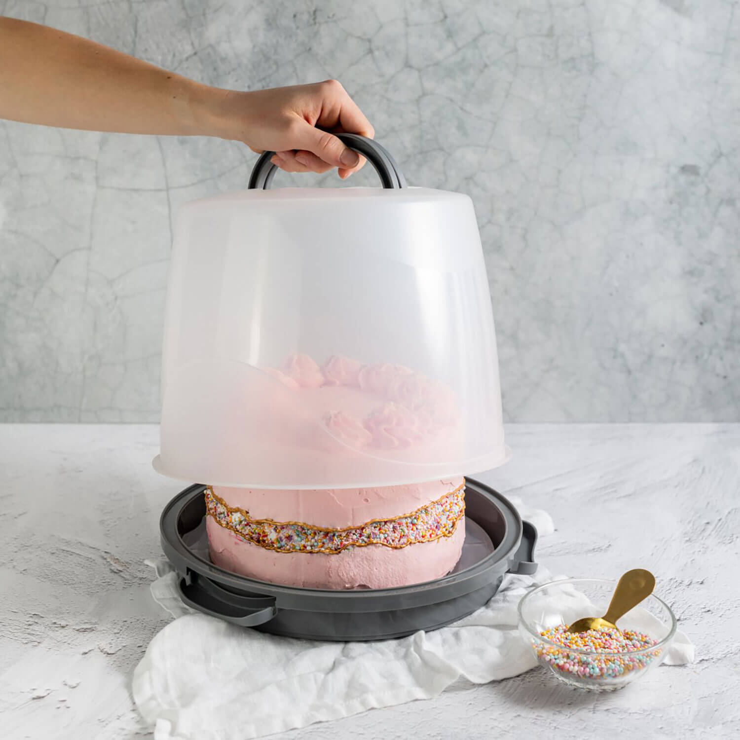 Kuchen-Transportbox, extra hoch