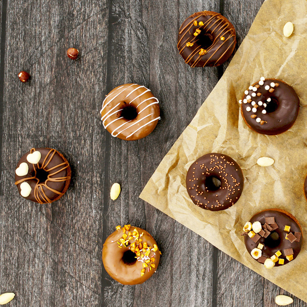 Donut- und Bagelform, 12er Donut- und Bagelform, 12er