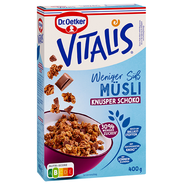 Vitalis Weniger süß Knusper Schoko
