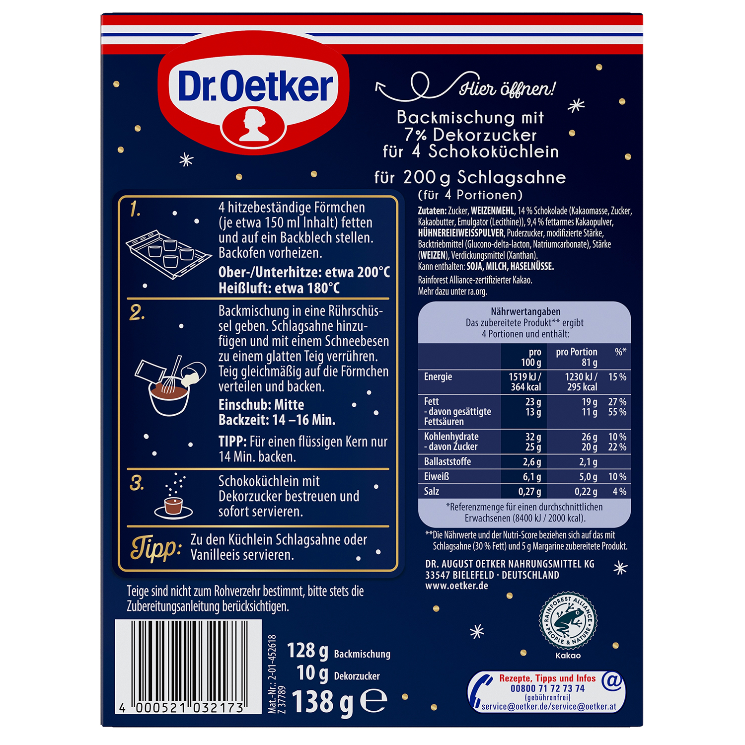 Warme Schokoküchlein Warme Schokoküchlein