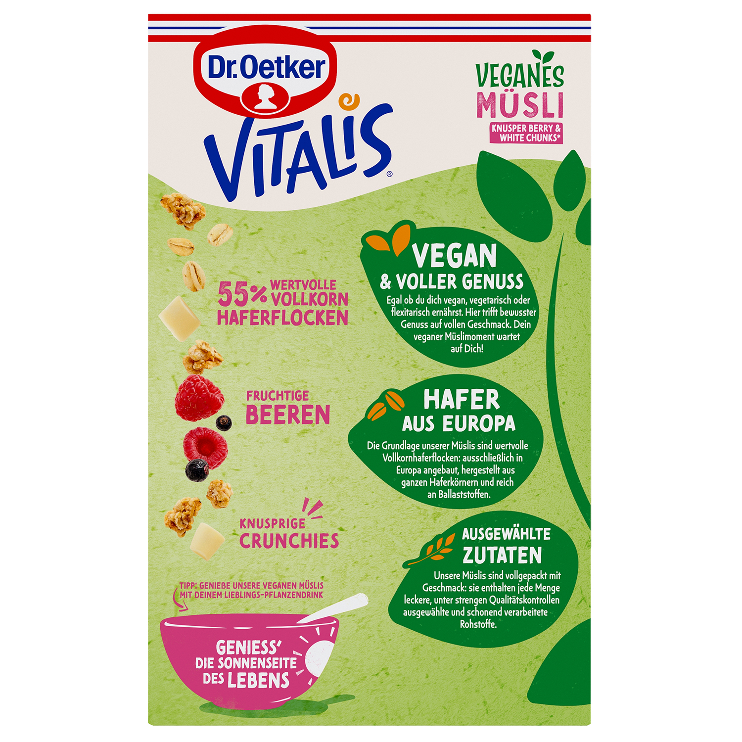 Vitalis Vegan Knusper Berry White Chunks