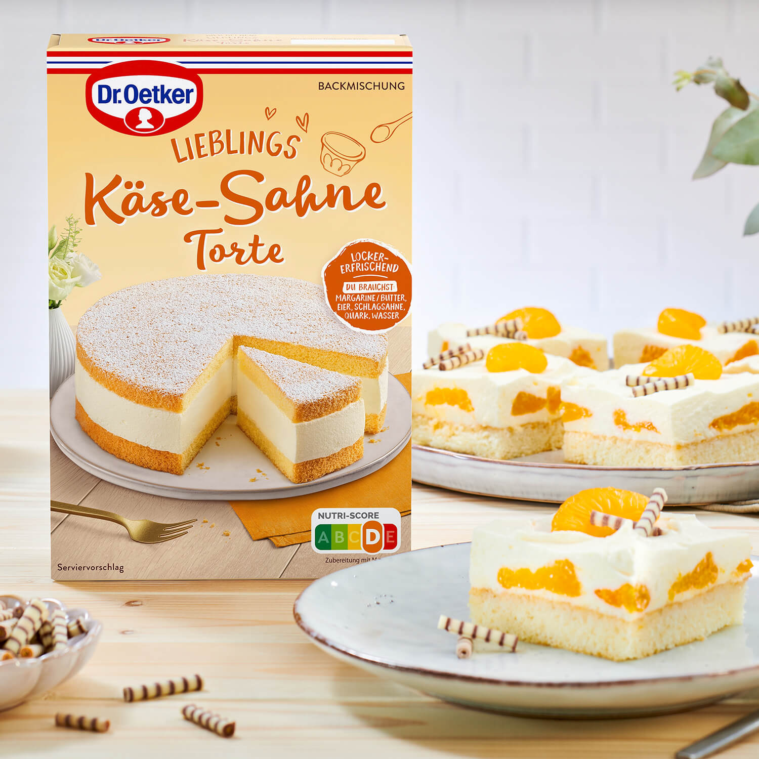 Käse-Sahne Torte Käse-Sahne Torte
