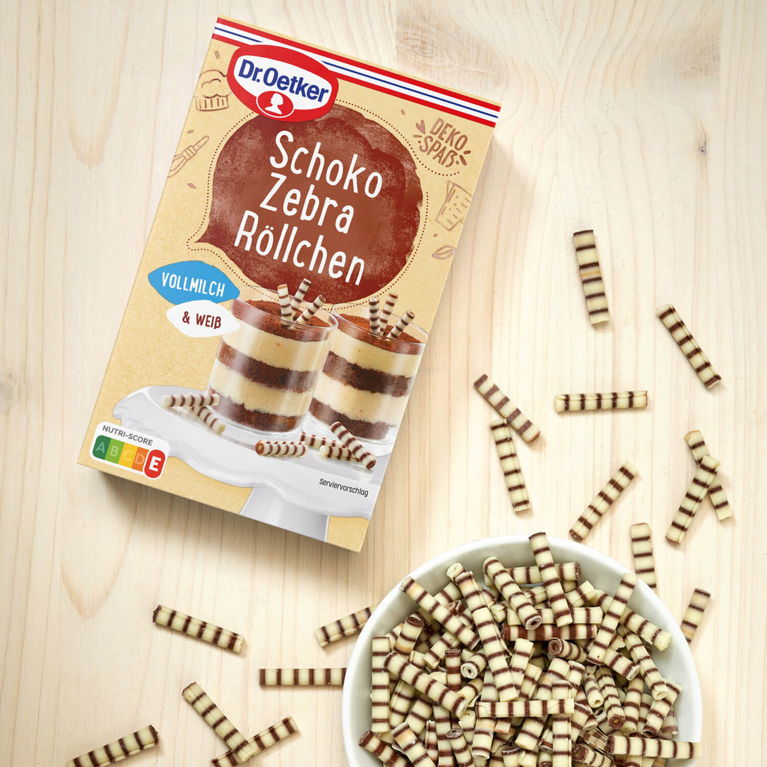 Schoko Zebra Röllchen Schoko Zebra Röllchen