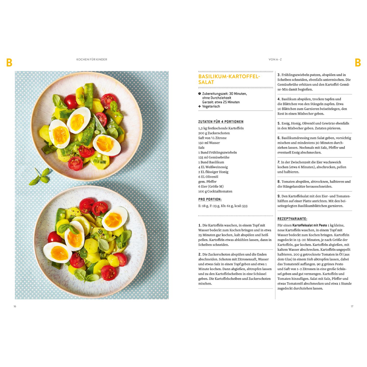 Rezept von Basilikum-Kartoffel-Salat mit Bild dazu