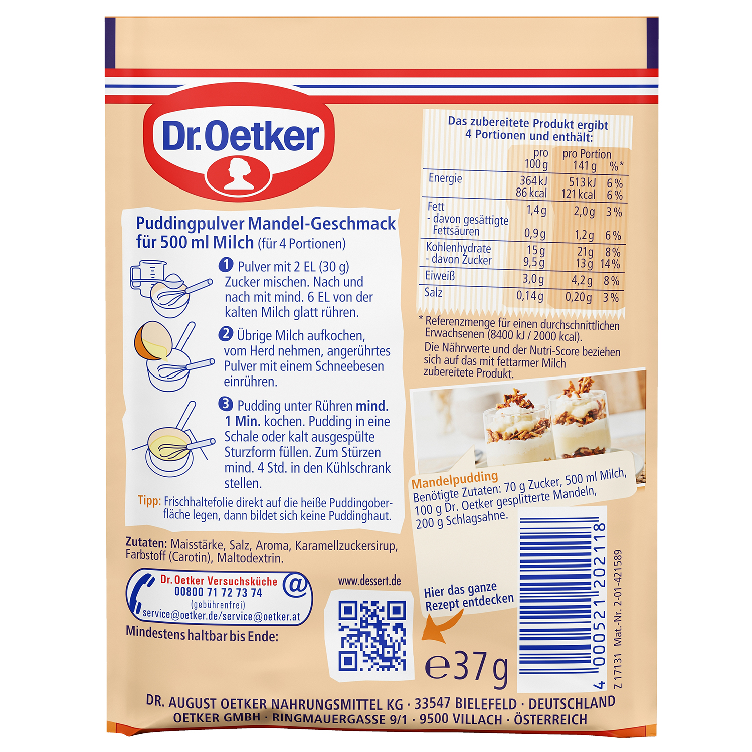 Original Pudding Mandel 3er