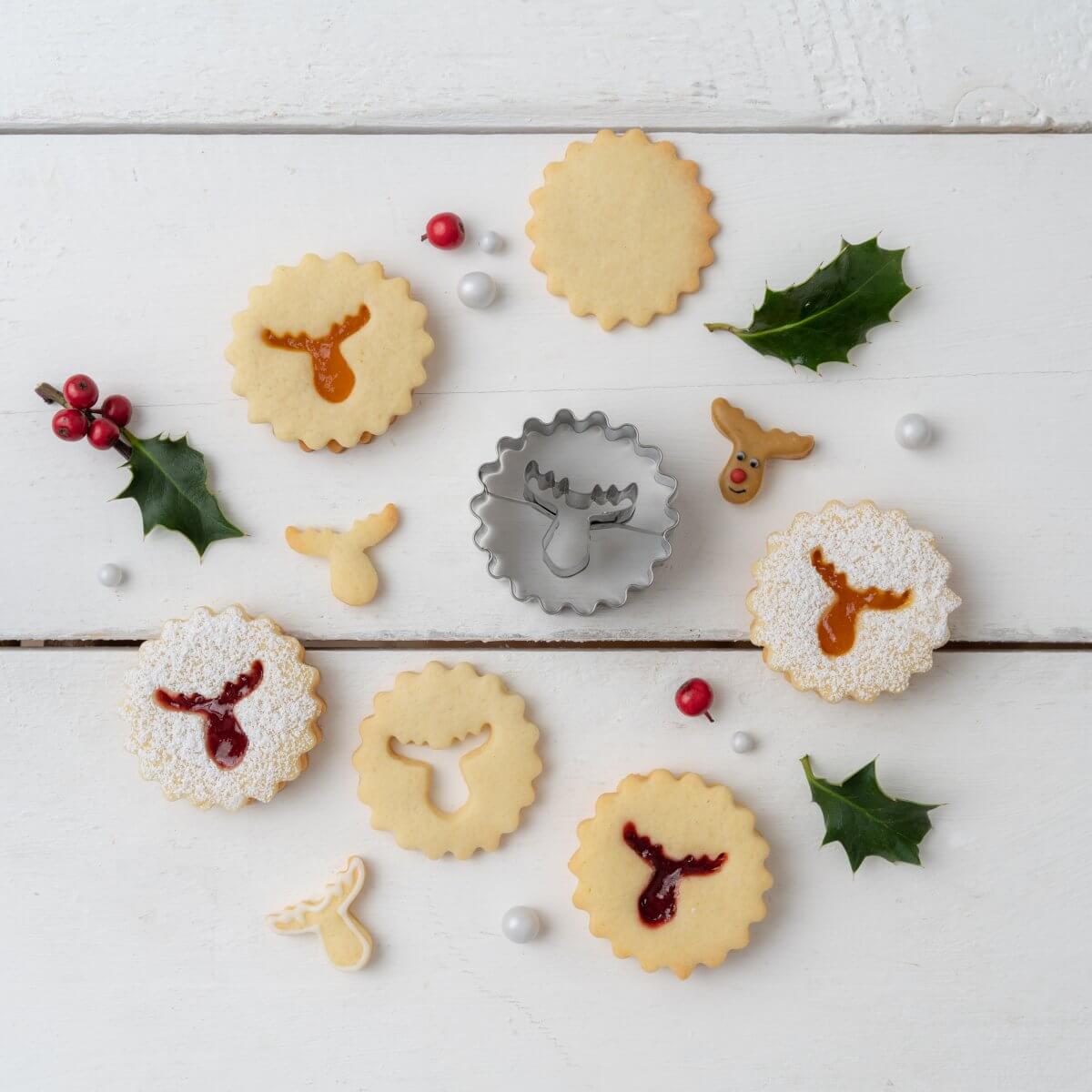 Keks Ausstecher Linzer Elchkopf