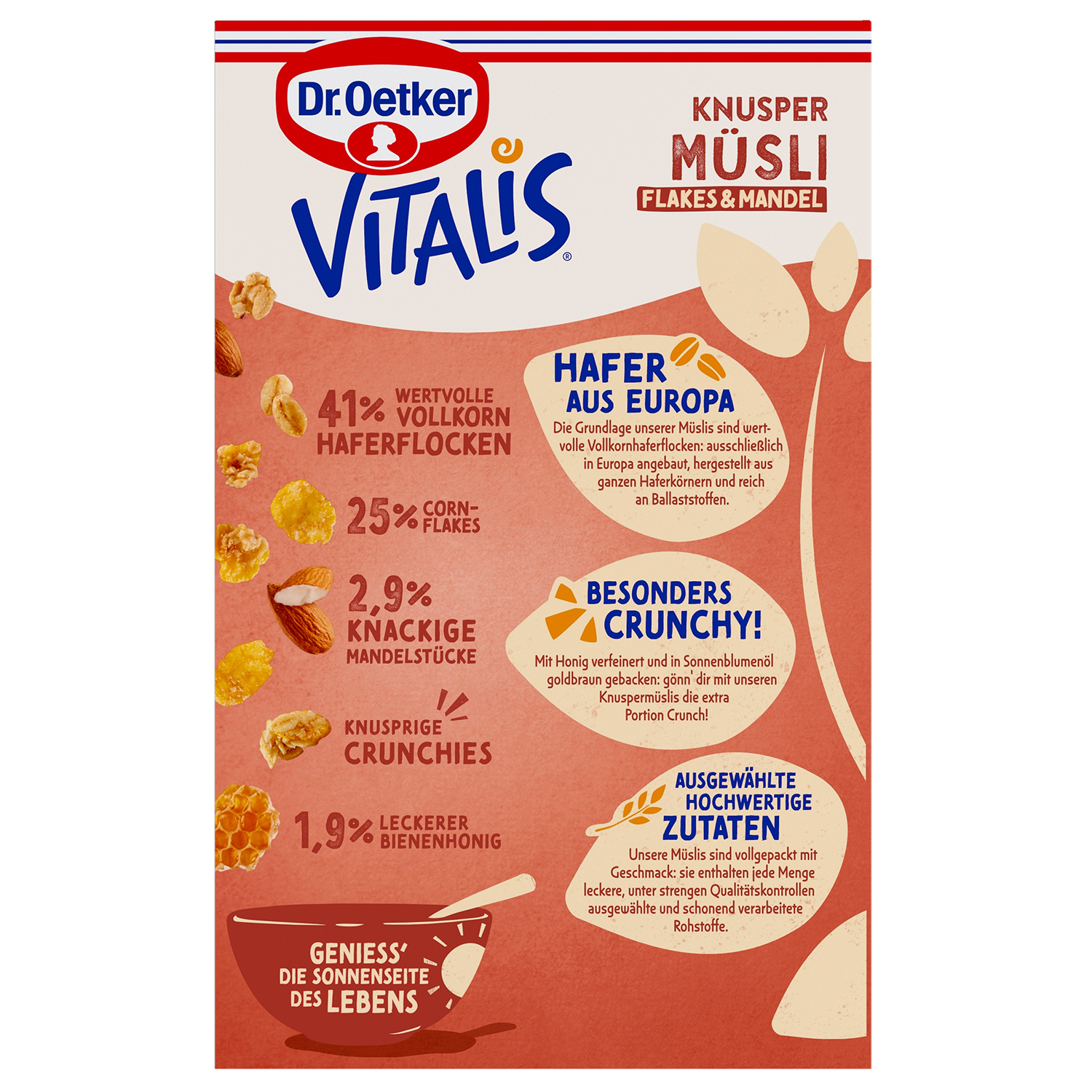Vitalis Knuspermüsli Flakes+Mandeln Vitalis Knuspermüsli Flakes+Mandeln