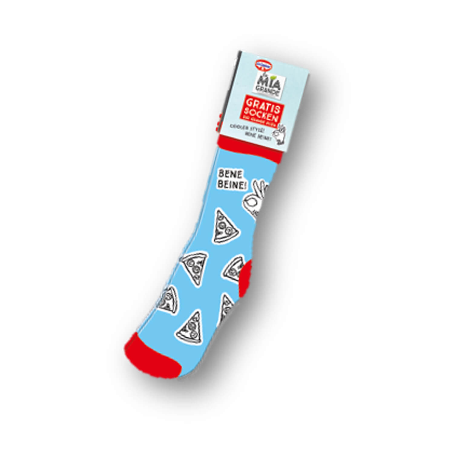 Zugabe: Pizza Socken, Größe 37/41