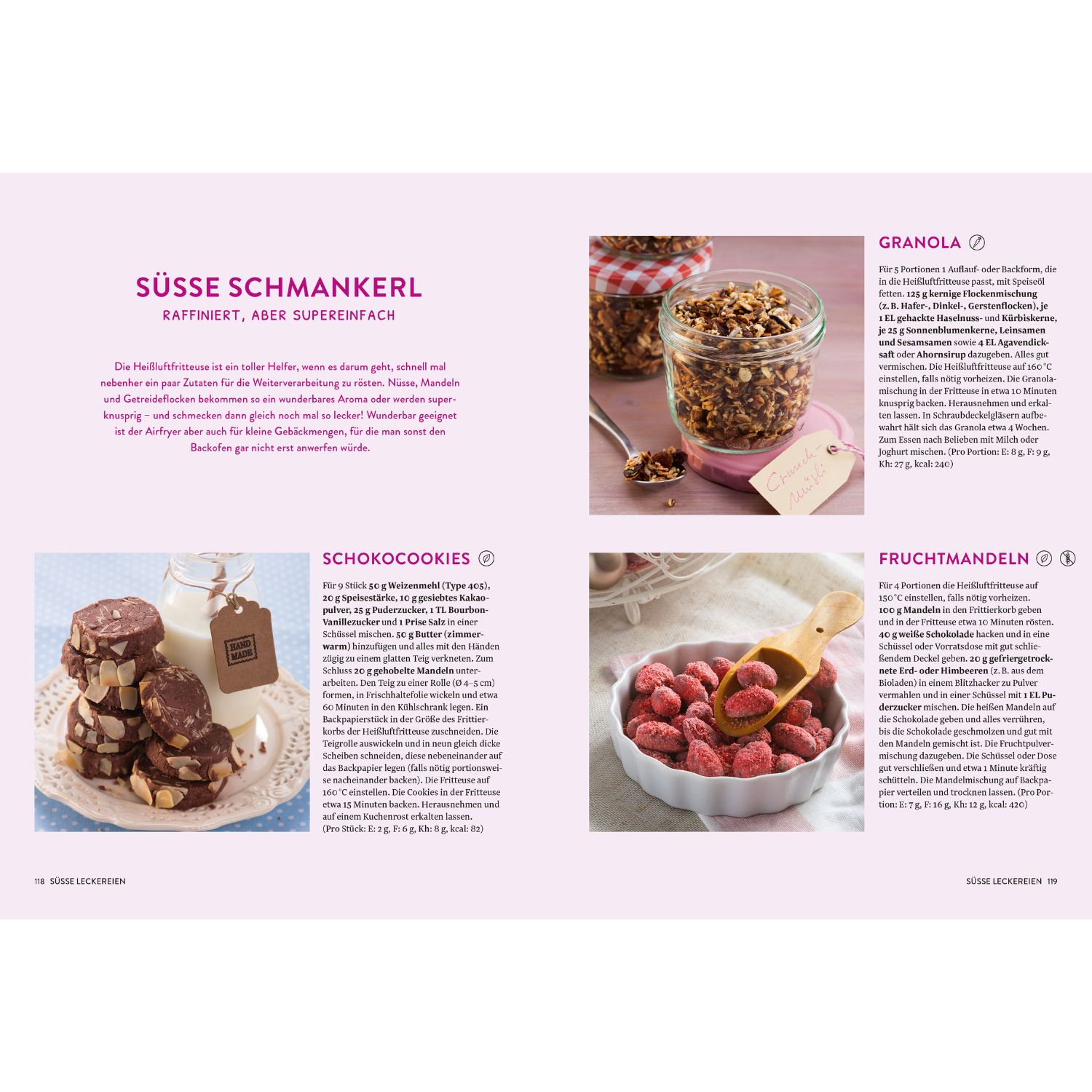 Rezept für süße Schmankerl Heißluftfritteuse