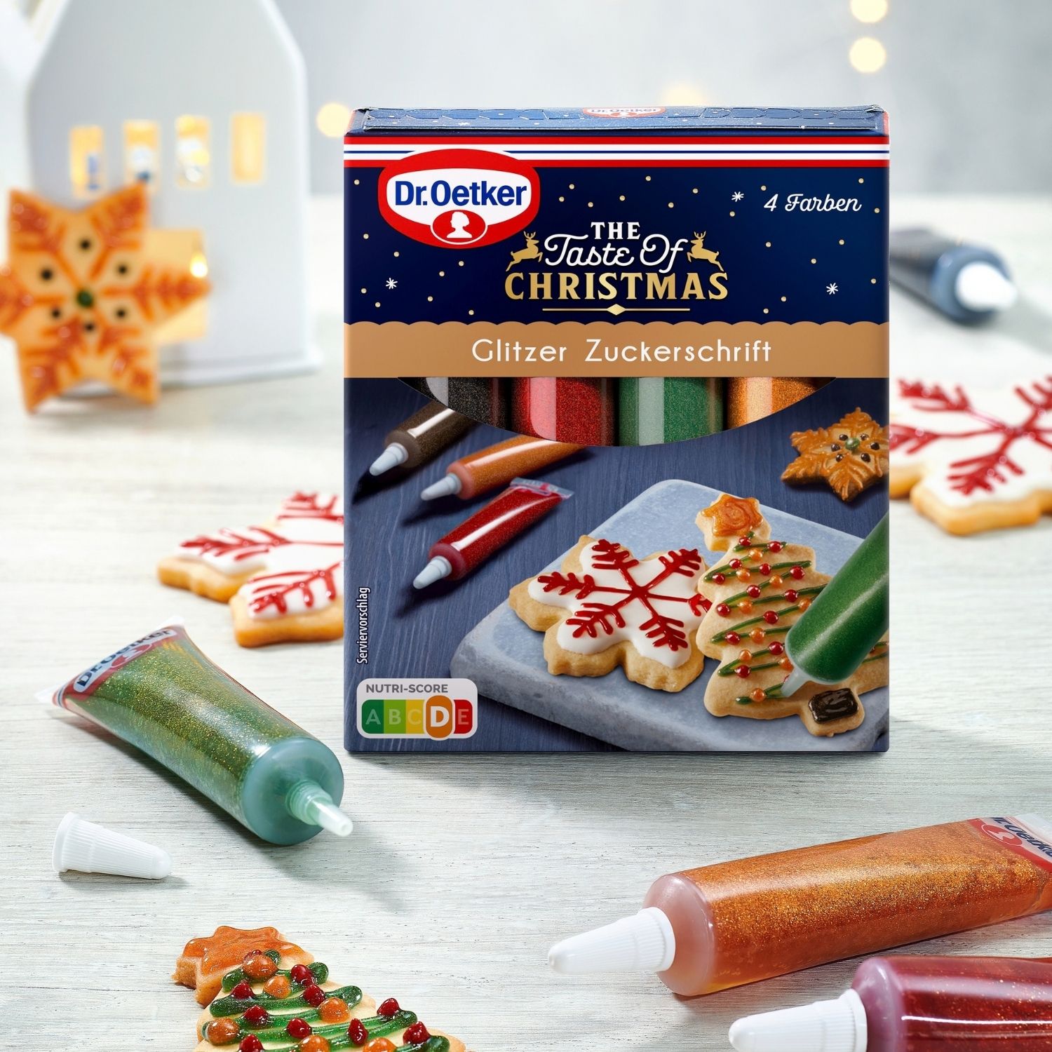 Glitzer Zuckerschrift