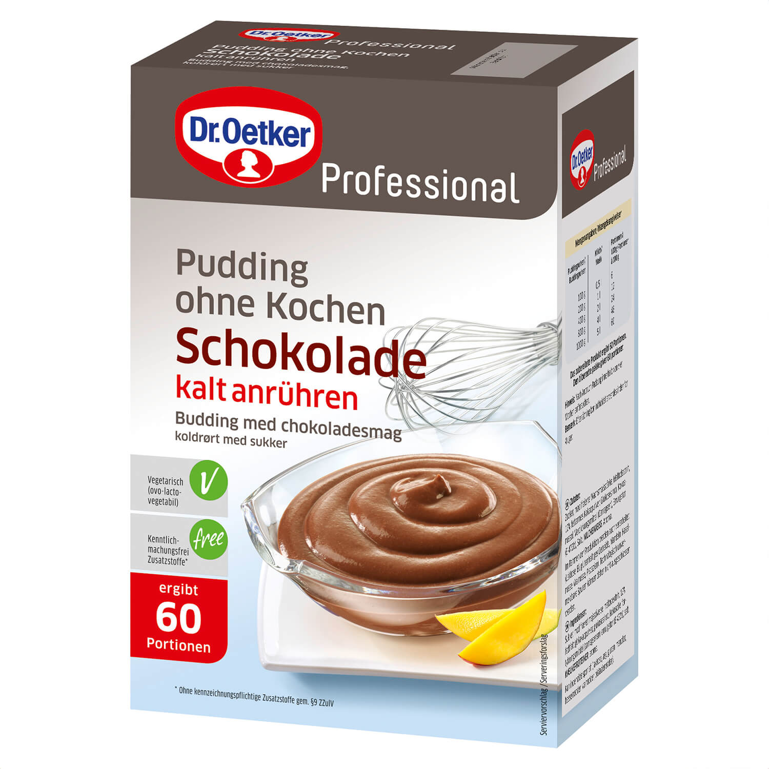 Pudding ohne Kochen Schokolade