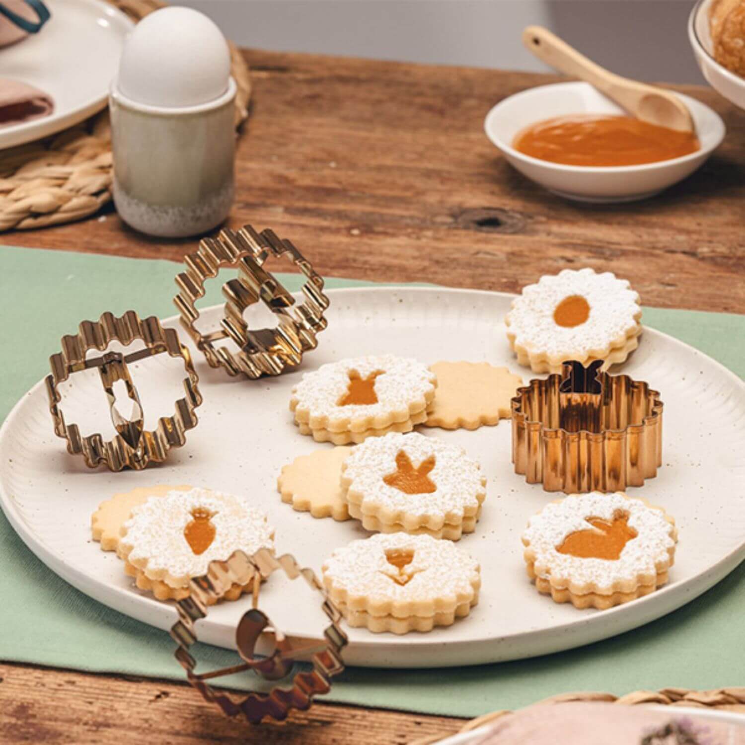 Ausstechformen Ostern Ostern Ausstechformen Set 7-teilig – Edelstahl: Hase, Ei, Karotte & Küken, Für Kekse, Fondant & Basteln, Geschenkbox – Perfekt Für Osterbacken