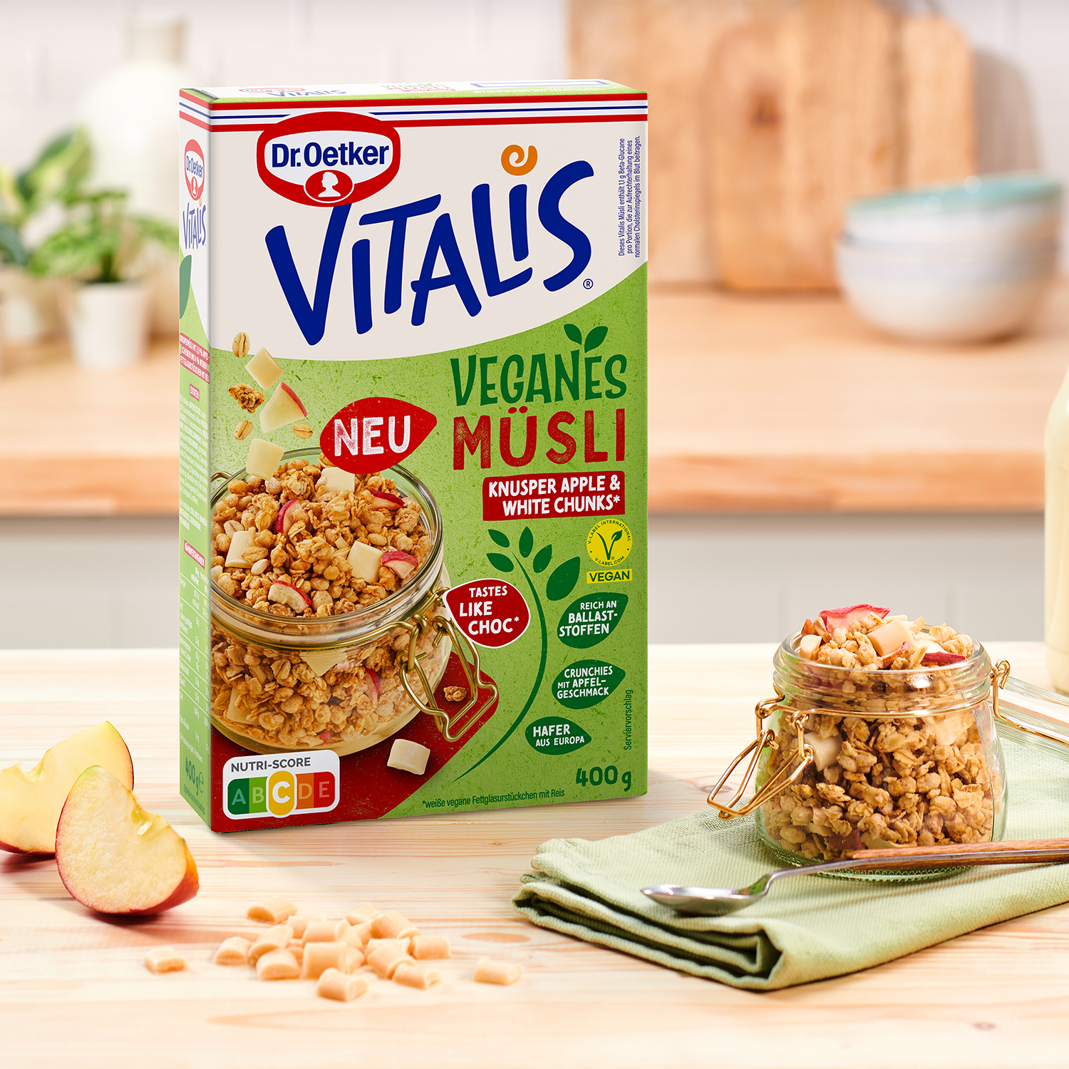 Vitalis Vegan Knusper Apple White Chunks