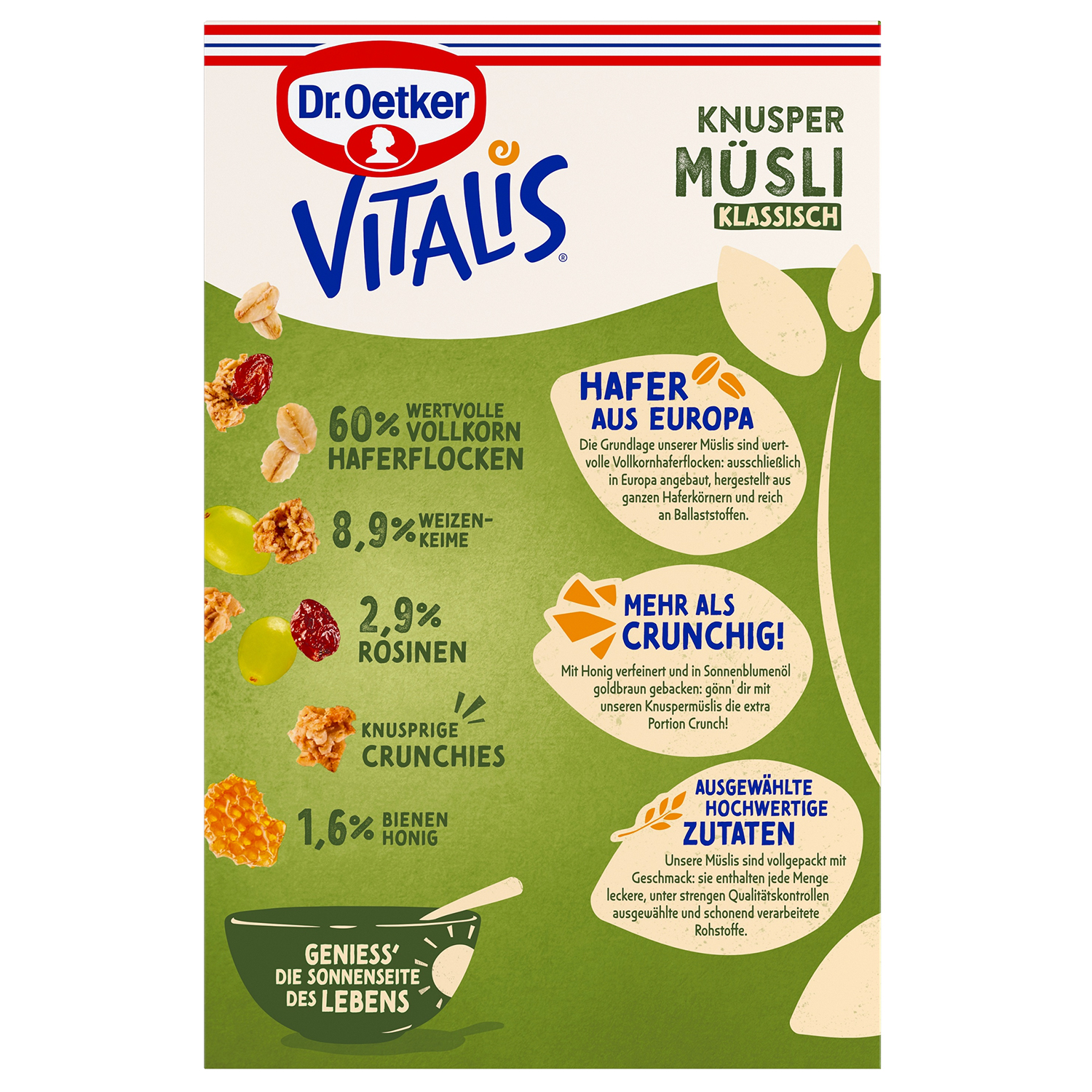 Vitalis Knuspermüsli klassisch 1500g Vitalis Knuspermüsli klassisch 1500g