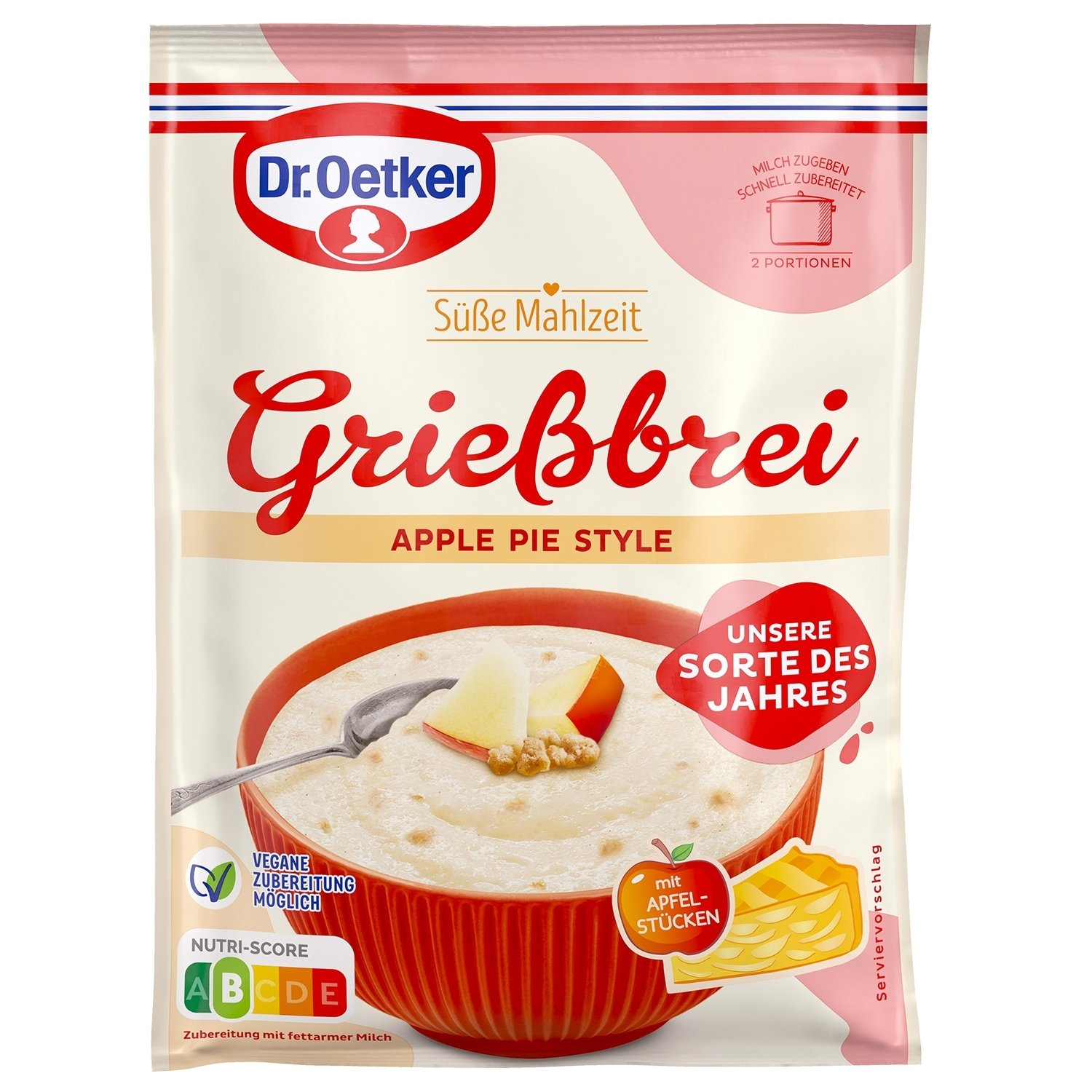 Grießbrei Apple Pie Style