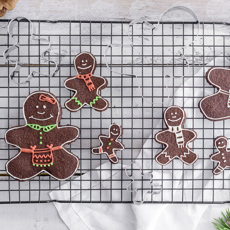 Ausstecher ''Lebkuchenmann'', 3-teilig