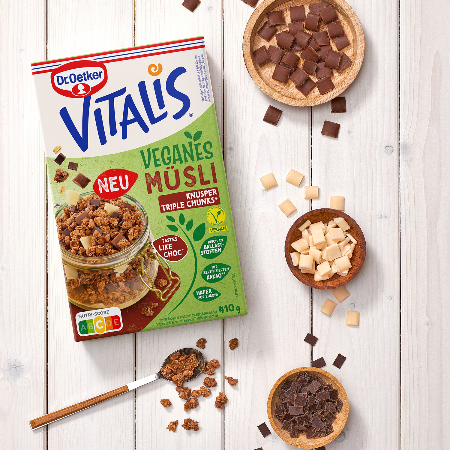 Vitalis Vegan Knusper Triple Chunks Vitalis Vegan Knusper Triple Chunks