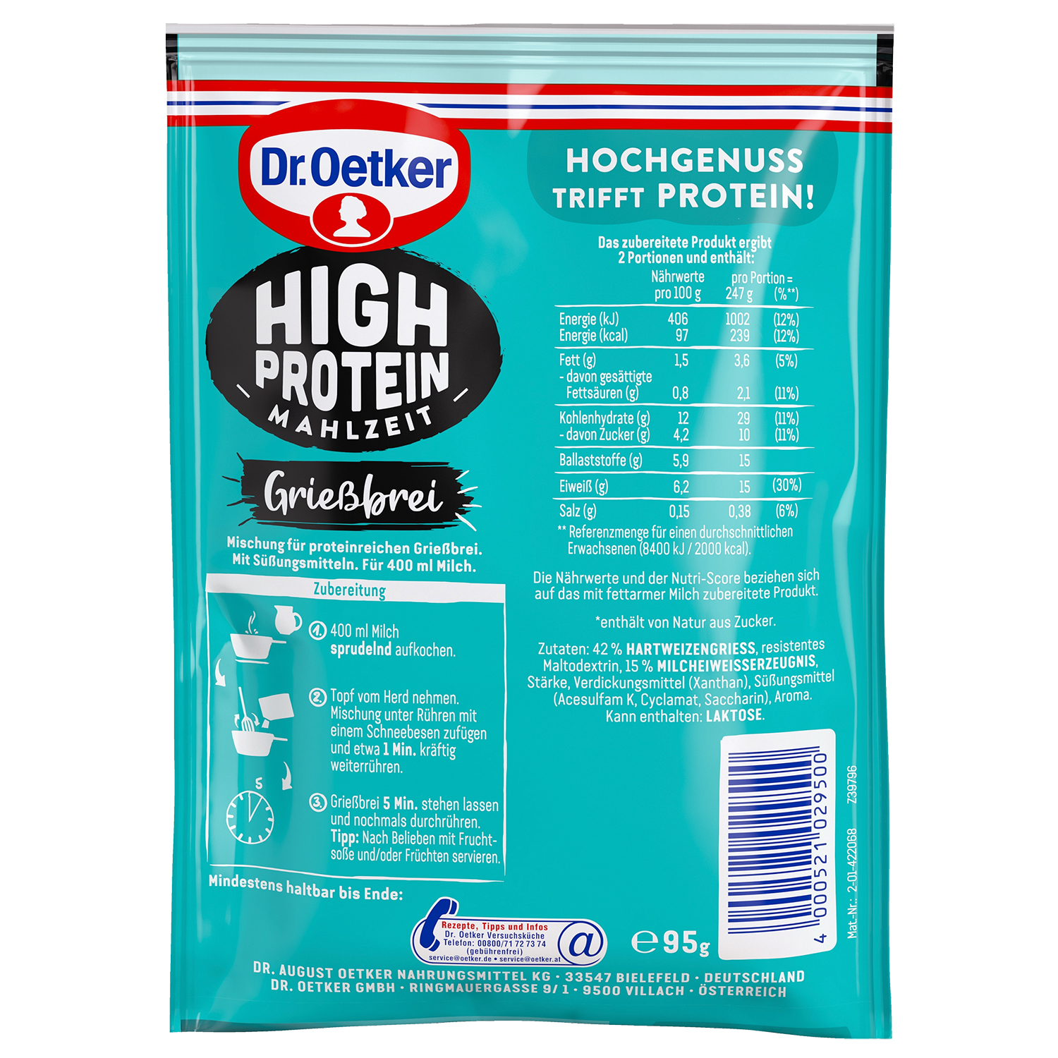High Protein Grießbrei