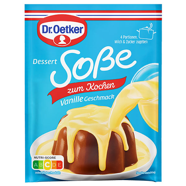 Soße zum Kochen Vanille-Geschmack