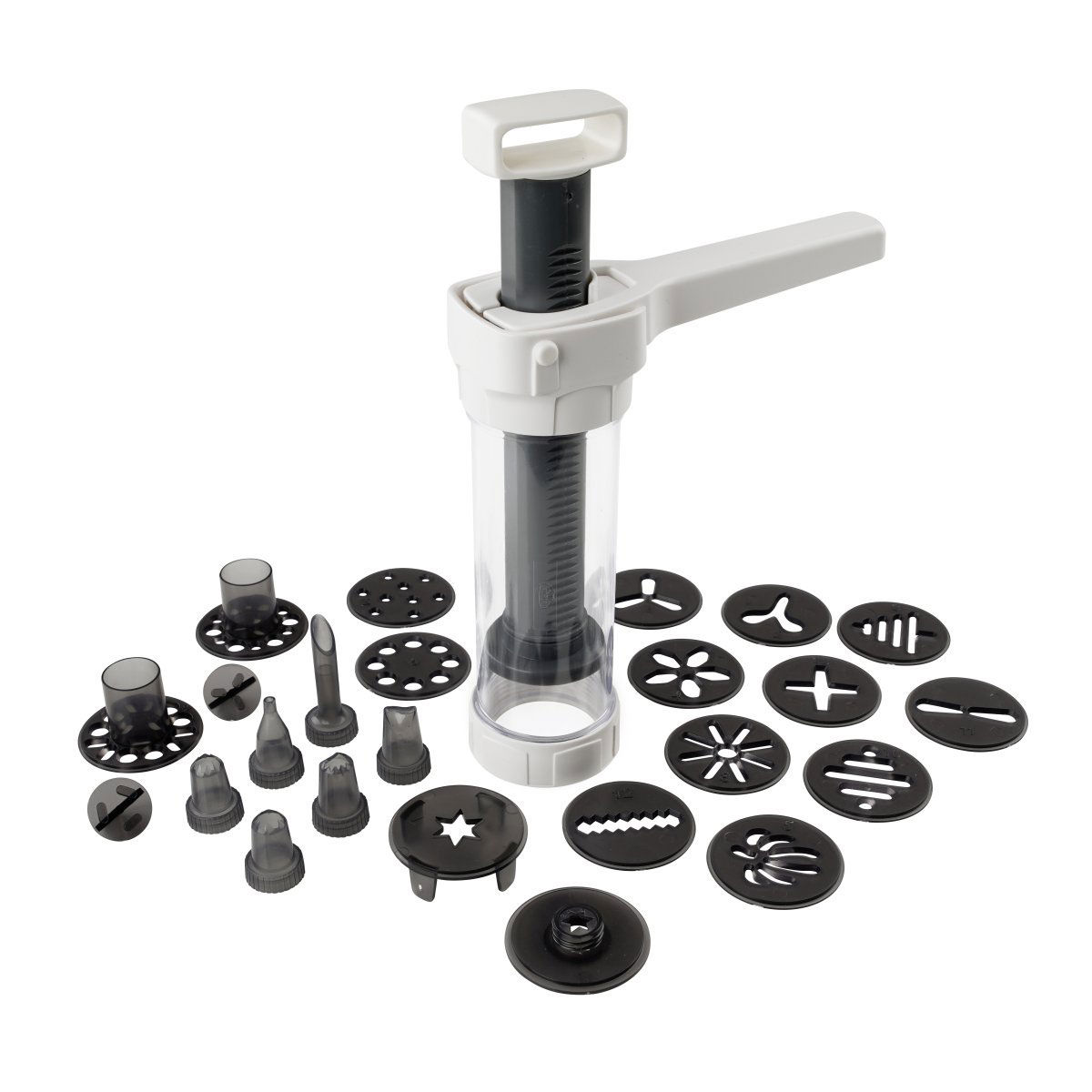 Gebäckpresse und Garnierspritze