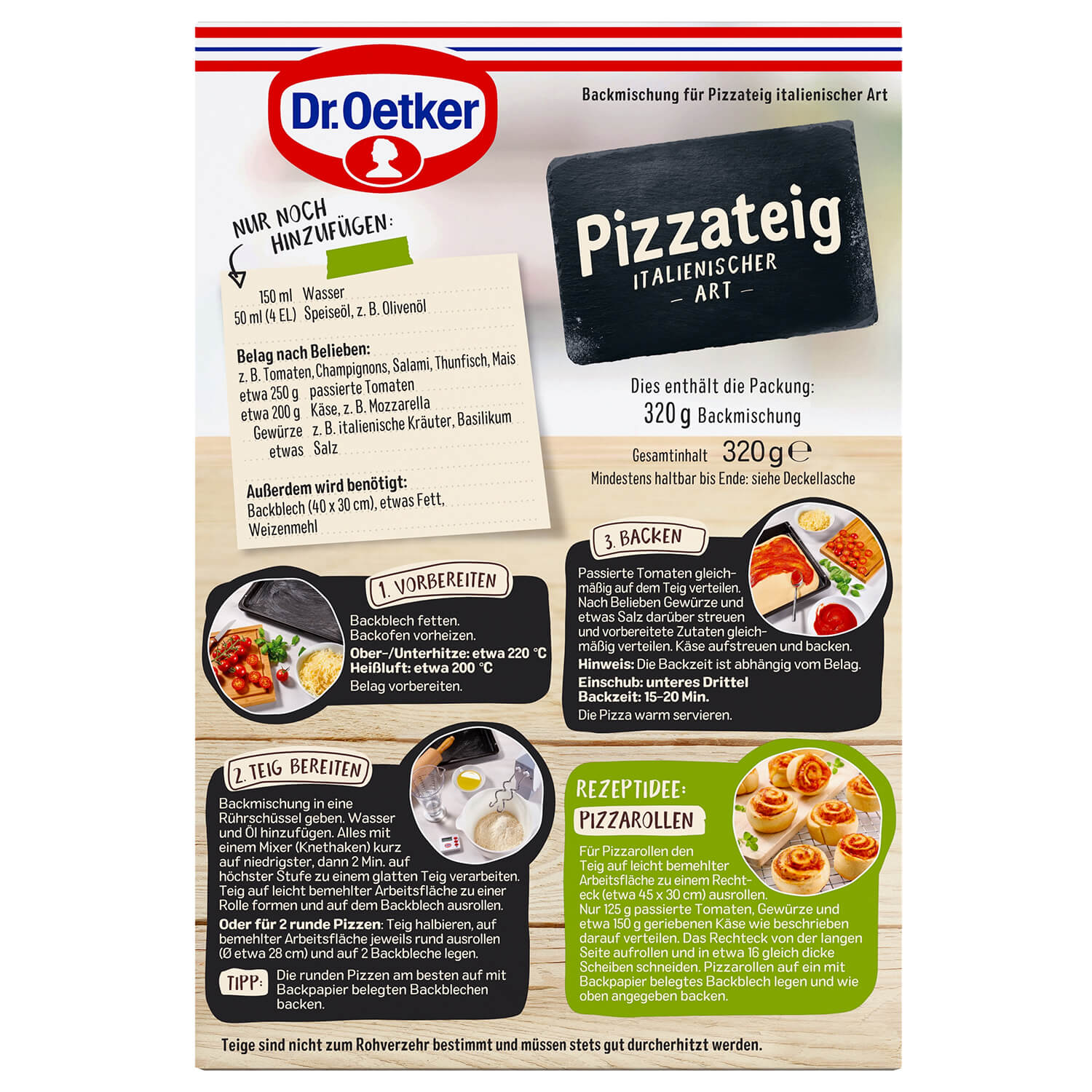 Pizzateig Italienischer Art Pizzateig Italienischer Art