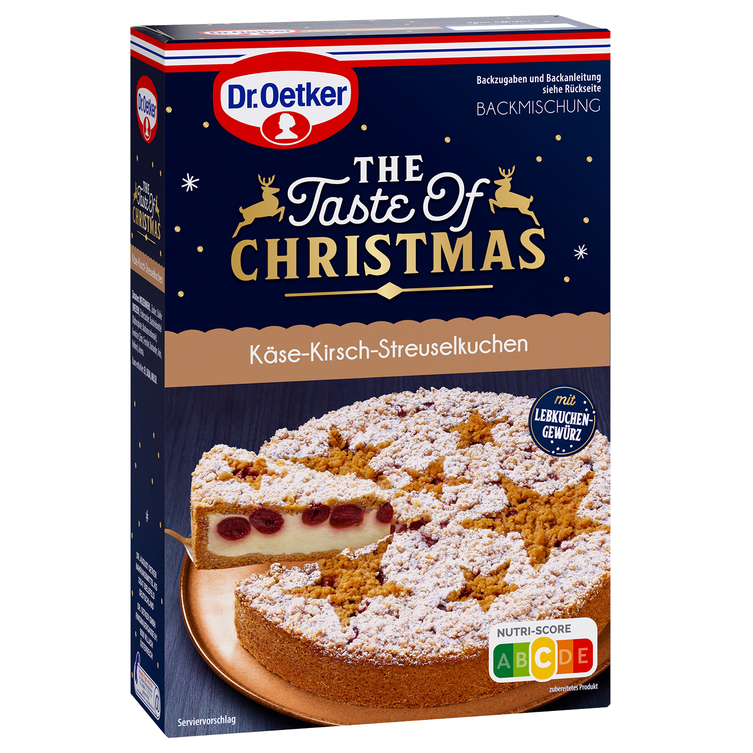 Käse-Kirsch-Streuselkuchen