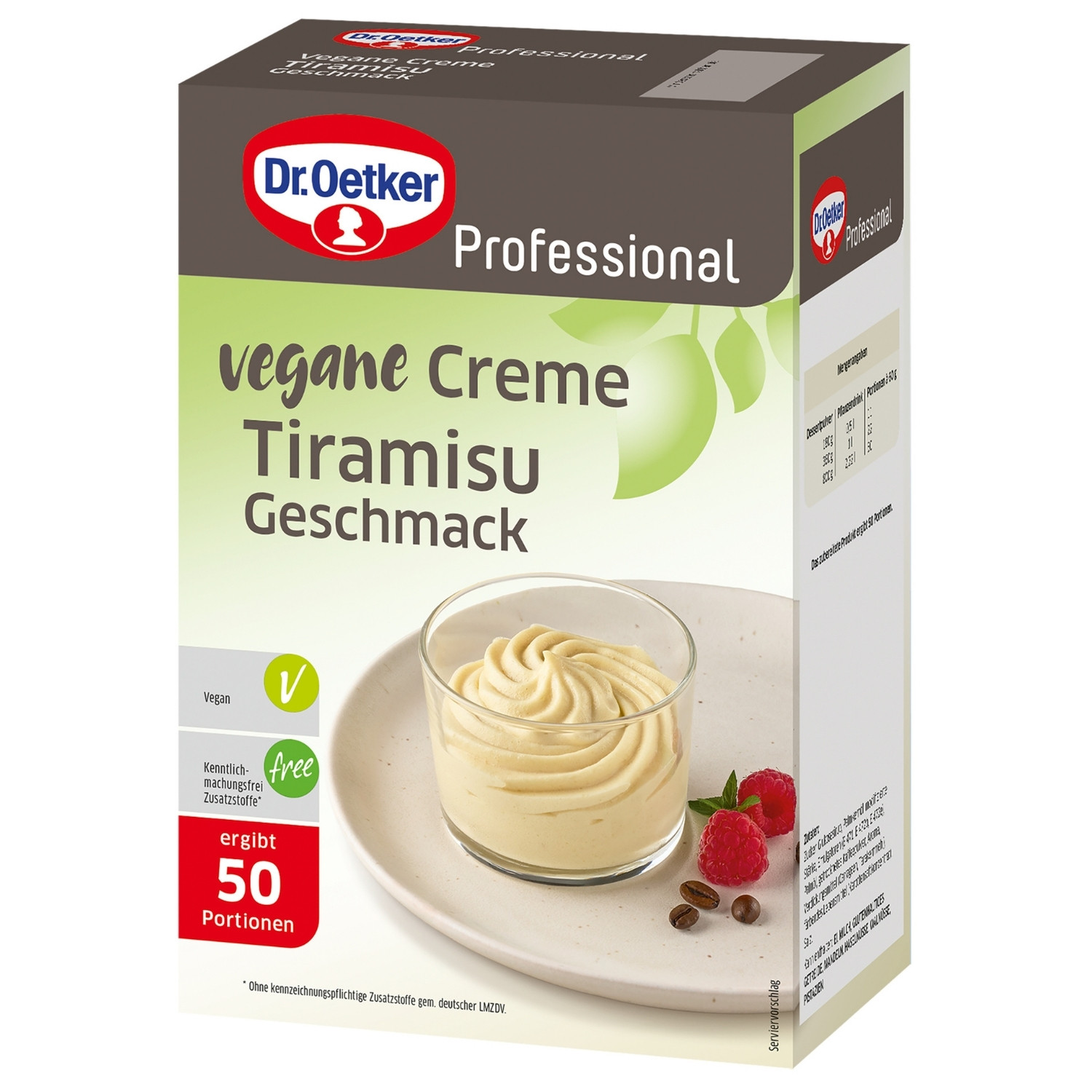Vegane Creme Tiramisu-Geschmack