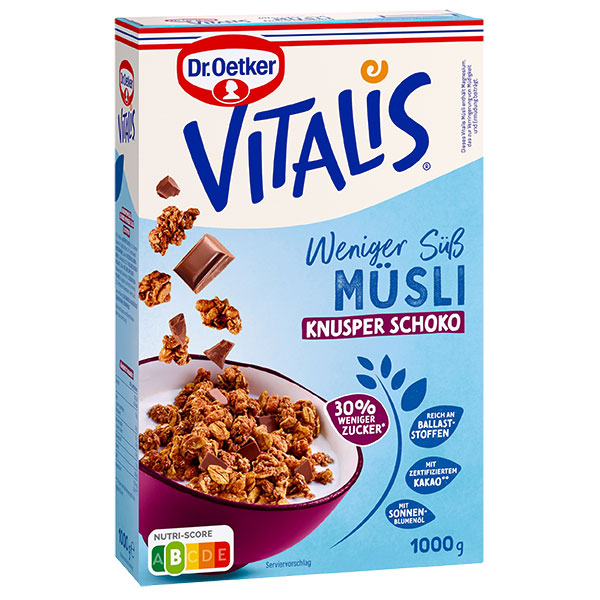 Vitalis weniger süß Knusper Schoko 1000 g