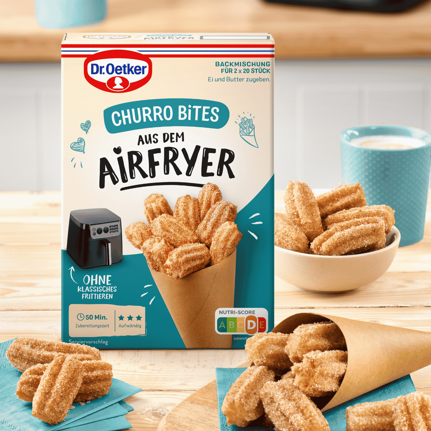 Airfryer Churro Bites