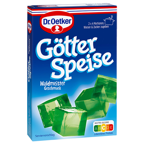 Götterspeise Waldmeister-Geschmack
