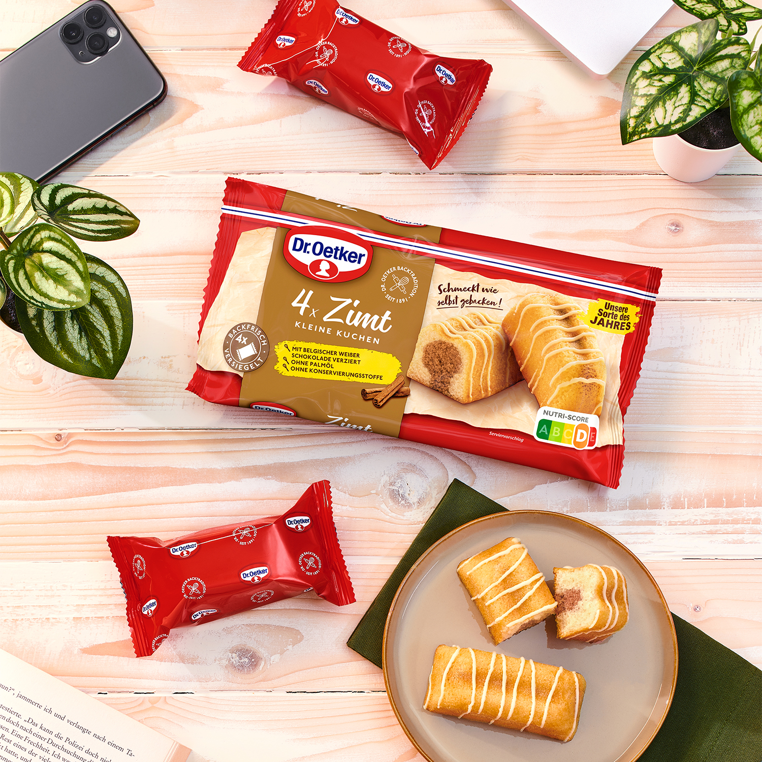 Fertige kleine Kuchen 4er Zimt Fertige kleine Kuchen 4er Zimt