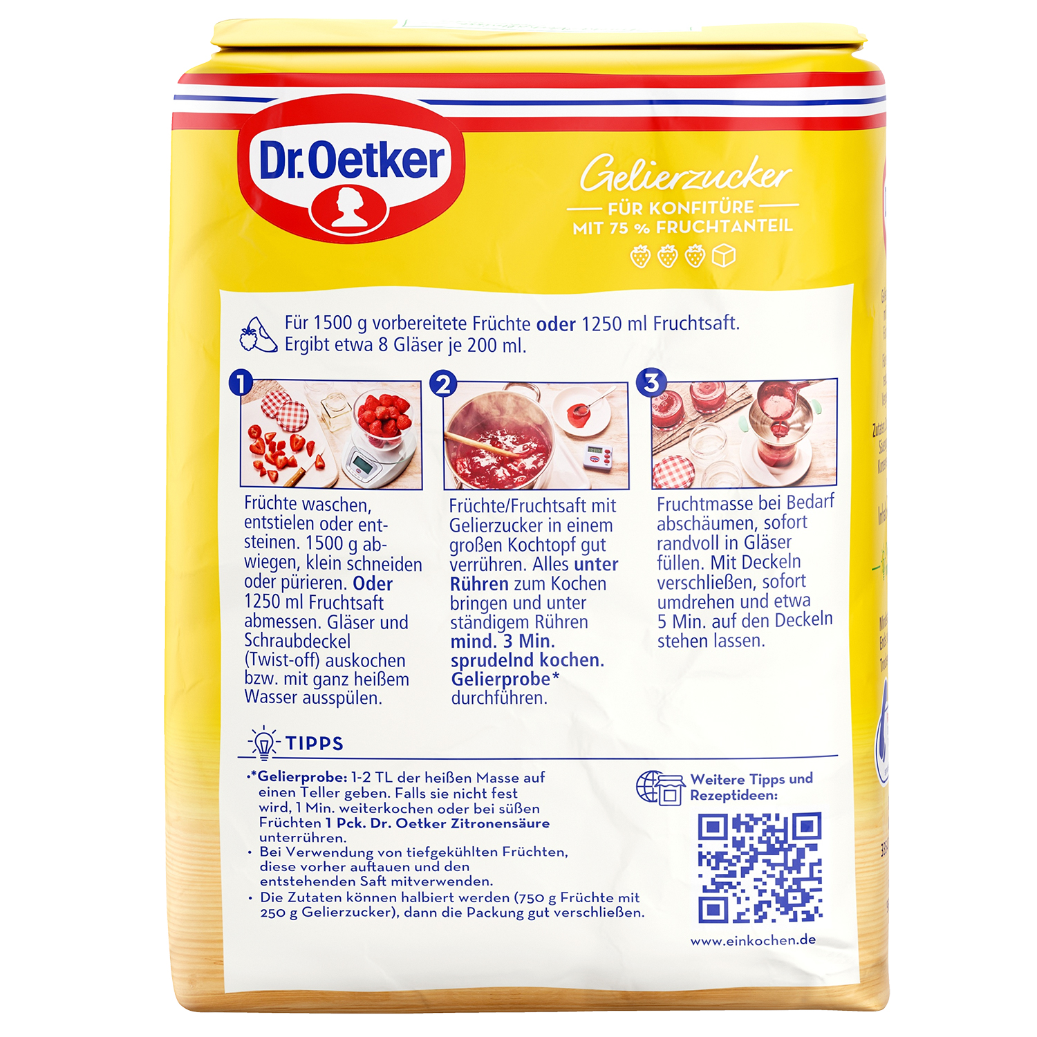 Gelierzucker Super 3:1, 6er Pack + 1 gratis