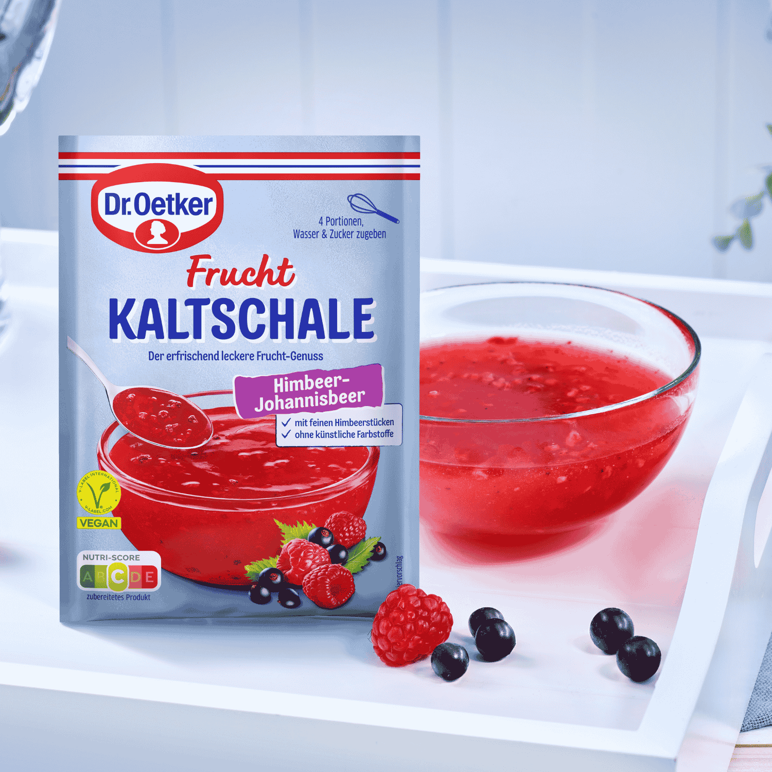 Fruchtkaltschale Himbeer-Johannisbeer