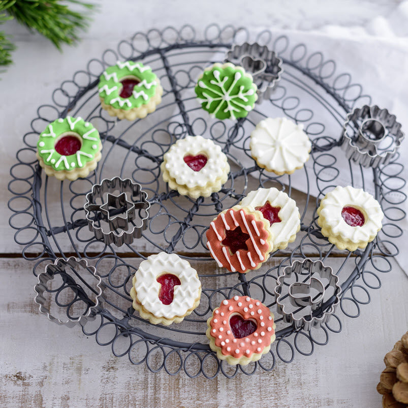 Keks Ausstecher Mini Linzer