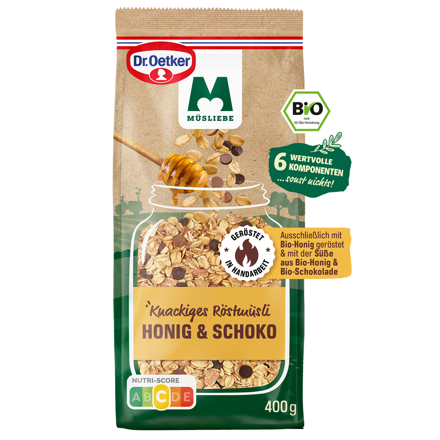 MÜSLIEBE Honig & Schoko Bio