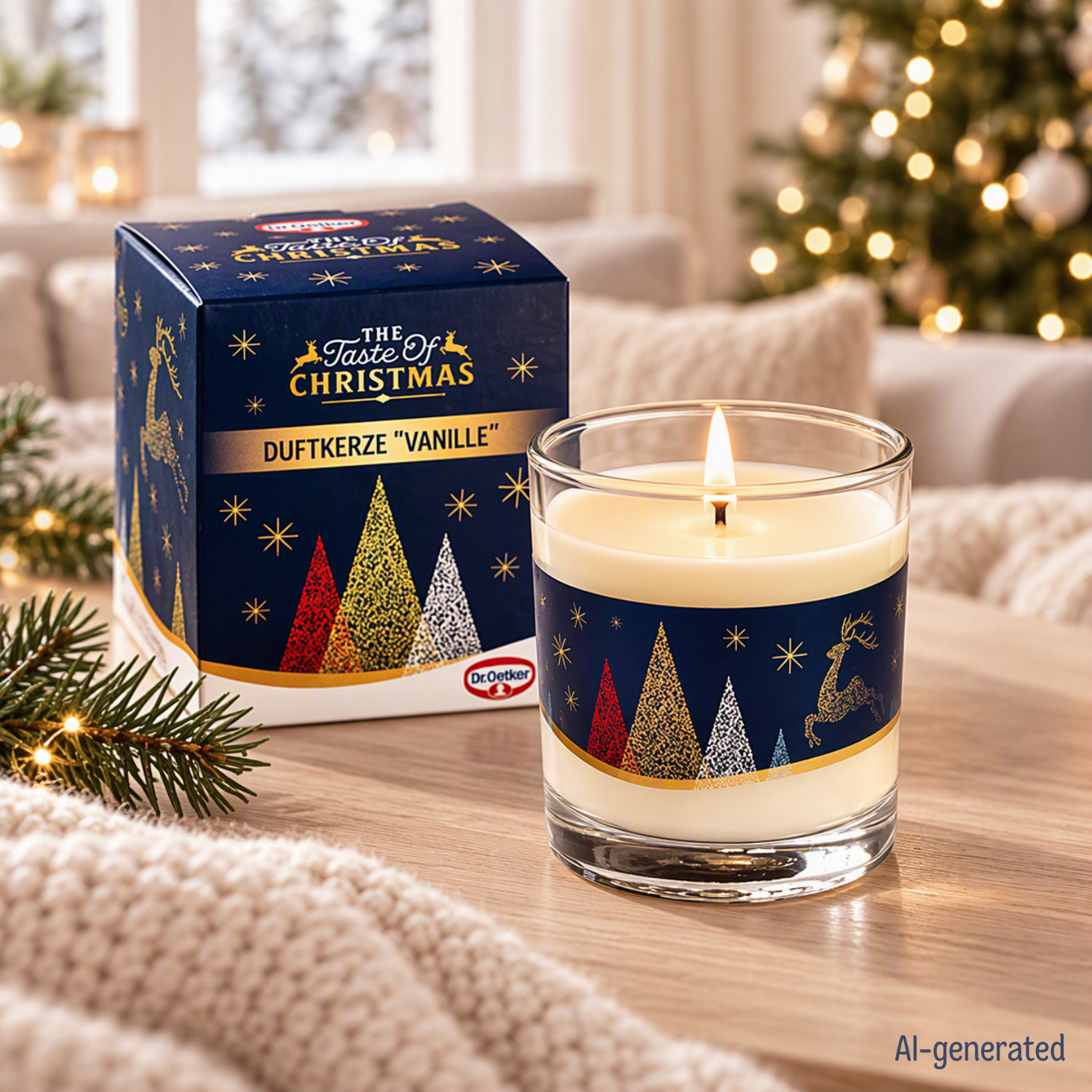 Duftkerze Vanille "Taste of Christmas"