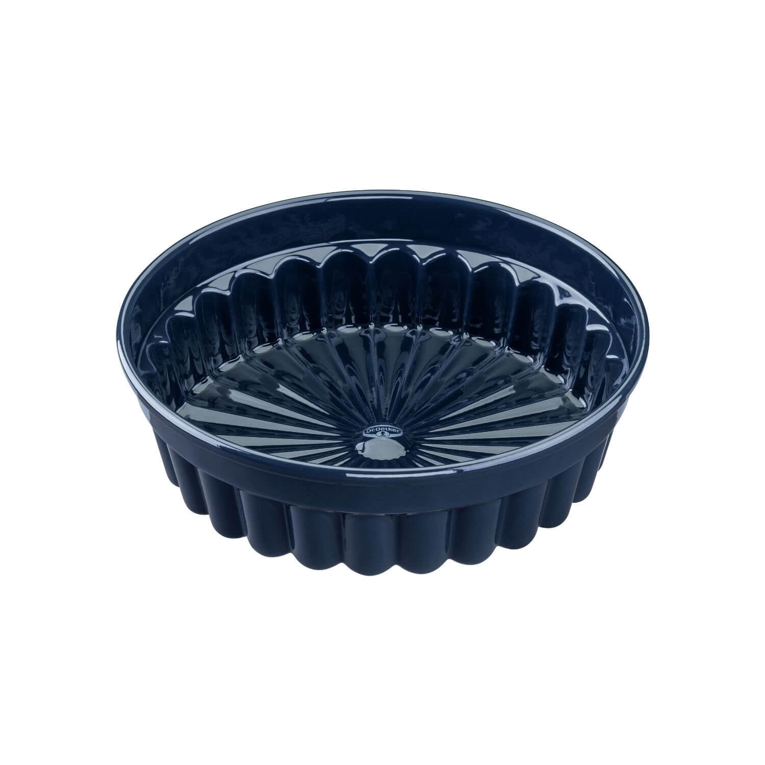 Freigestellte Backform Back-Liebe Emaille