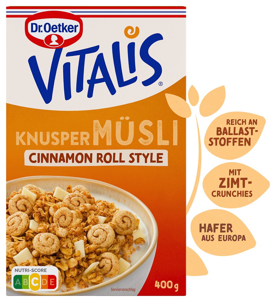 Vitalis Knuspermüsli Cinnamon Roll Style