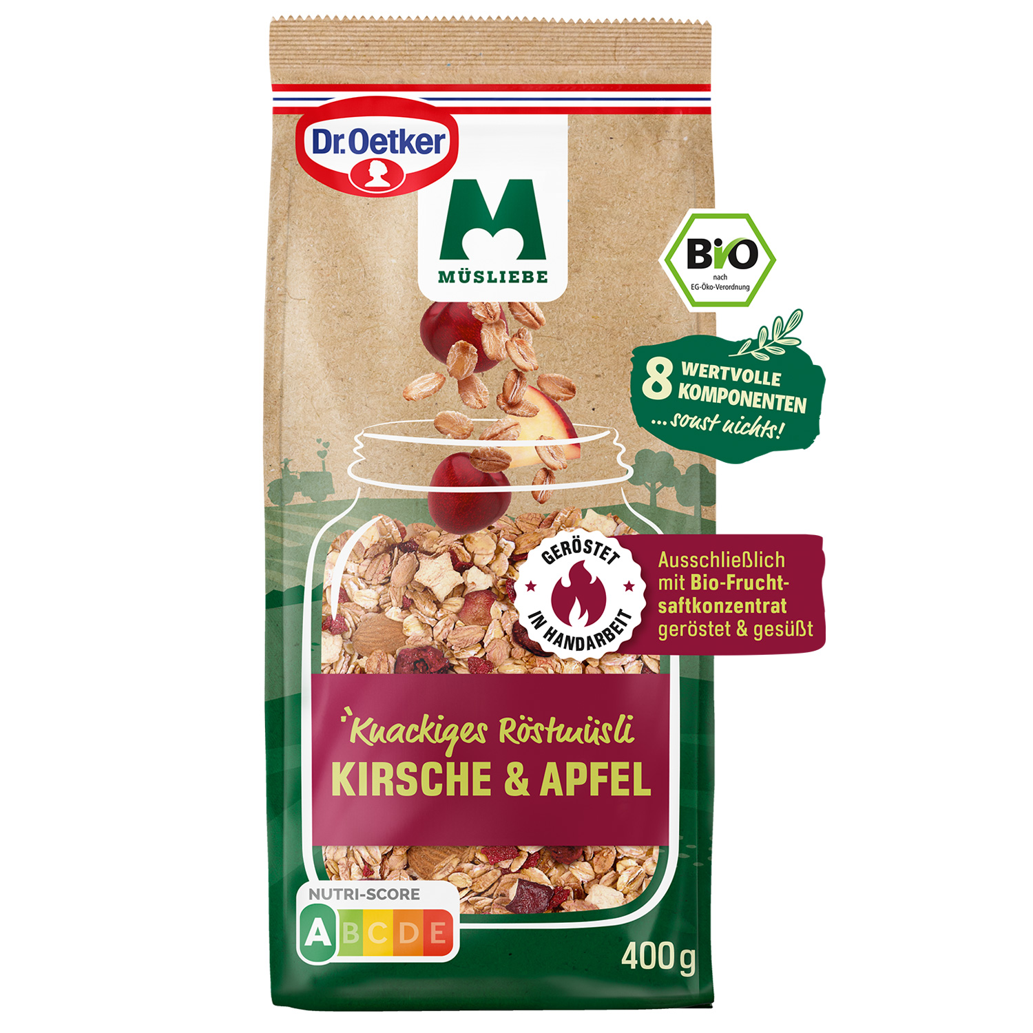 MÜSLIEBE Kirsche & Apfel Bio