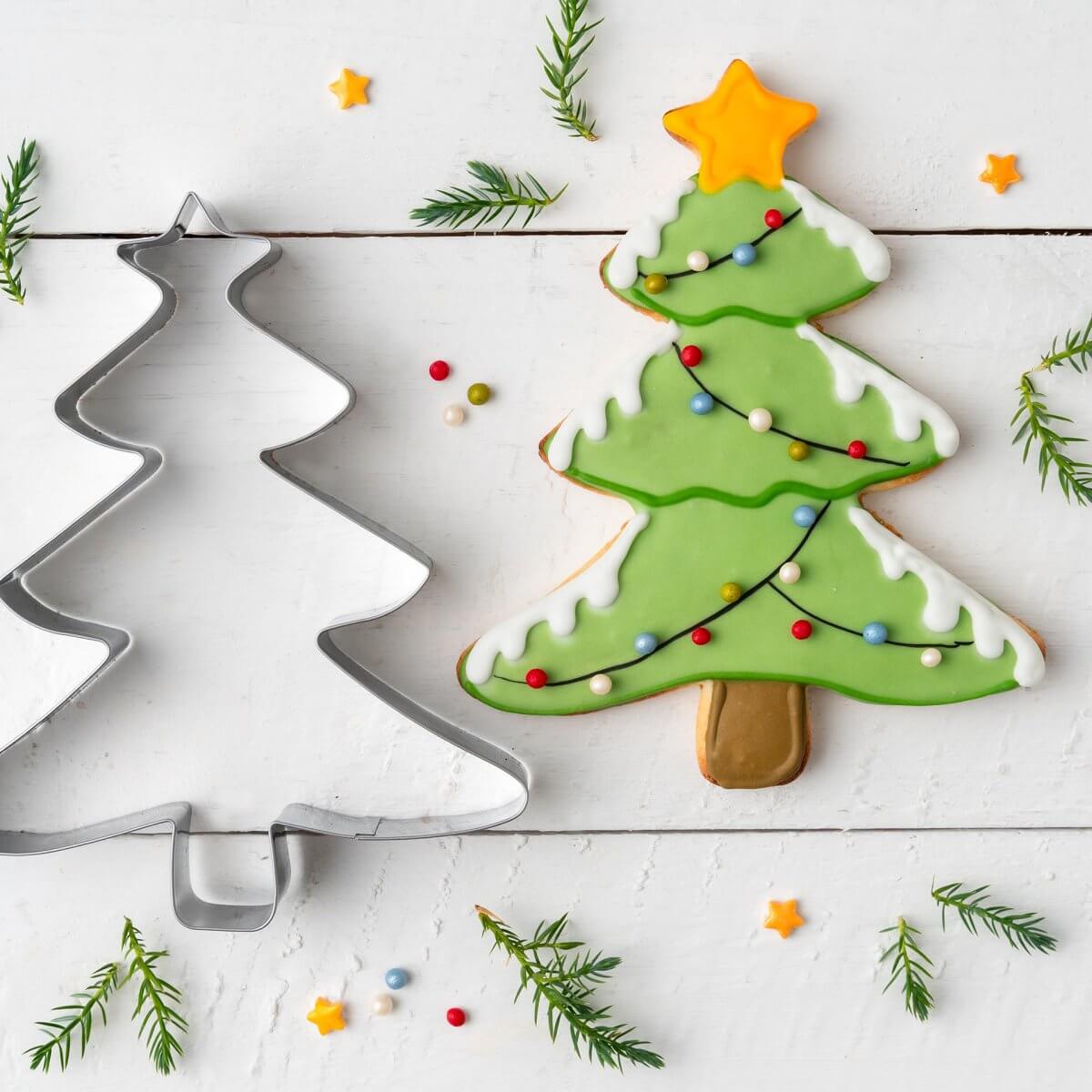 Keks Ausstecher groß / Backrahmen Tannenbaum