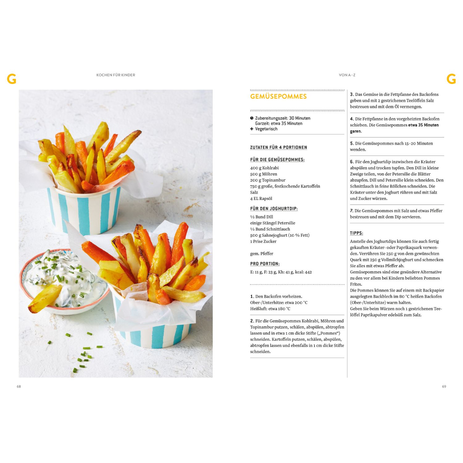 Rezept für Gemüsepommes mit Bild von Gemüsepommes